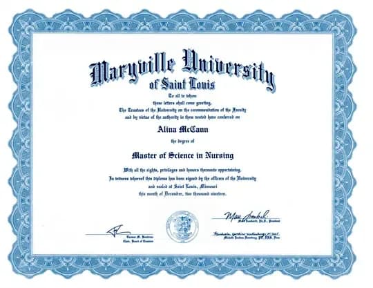 Master of Science in Nursing, Maryville University of Saint Louis