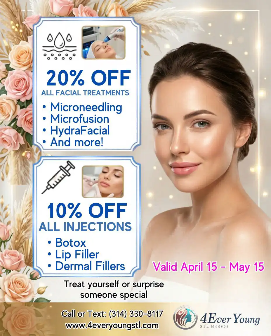 facial treatments promo in creve couer mo