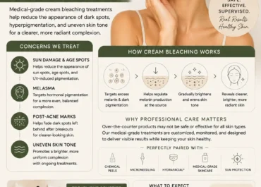 Cream Bleaching in Creve Coeur, MO – Why More Patients Are Choosing Medical-Grade Skin Brightening Over DIY Products