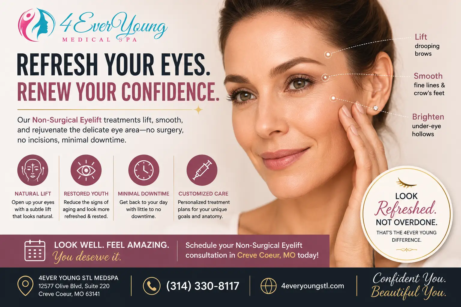 Non-Surgical Eyelift in Creve Coeur, MO