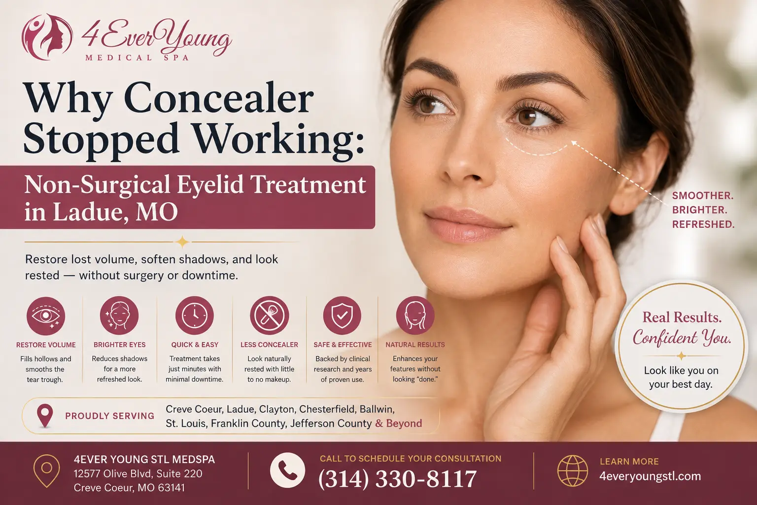 Non-Surgical Eyelid Treatment in Ladue, MO