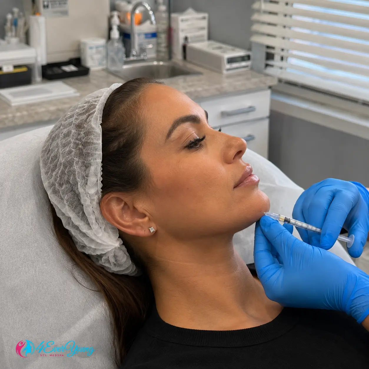 non surgical chin enhancement with dermal fillers creve coeur mo