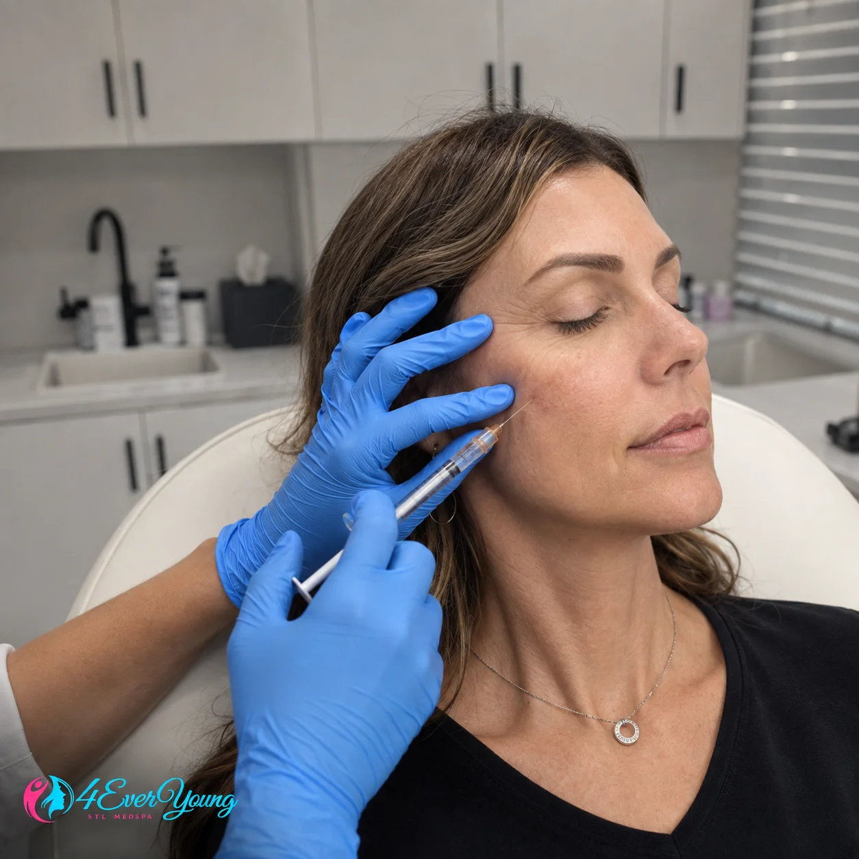 Sculptra Collagen Stimulation for Facial Wrinkles Creve Coeur MO