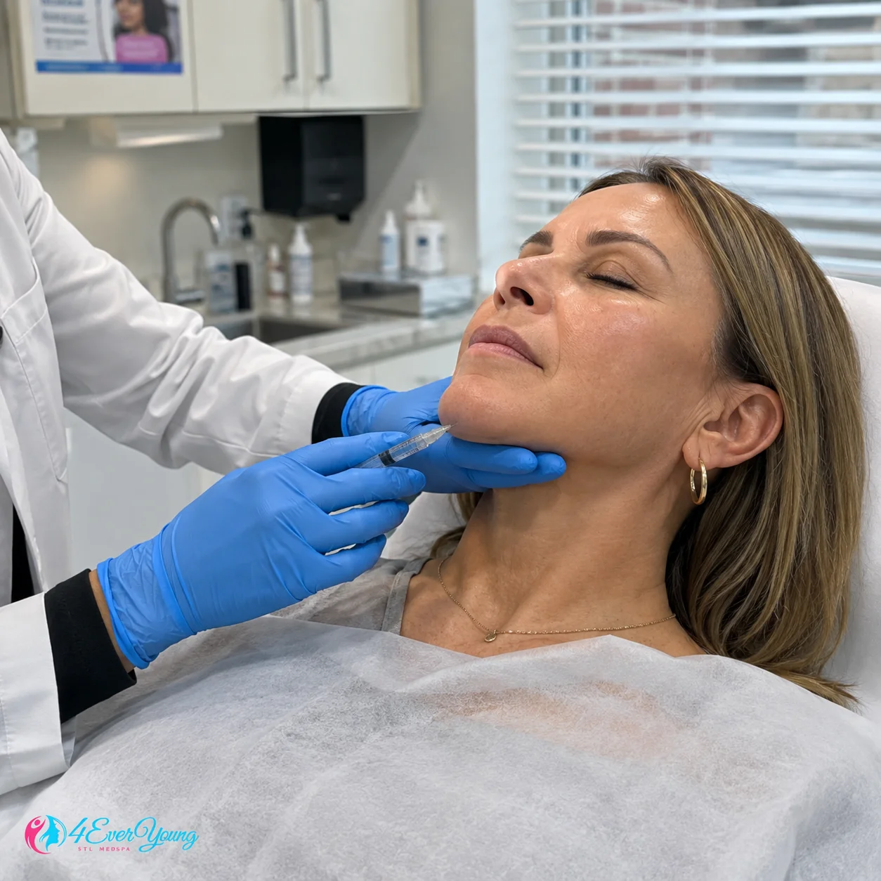 Sculptra for Overall Collagen Support Jowls Creve Coeur MO