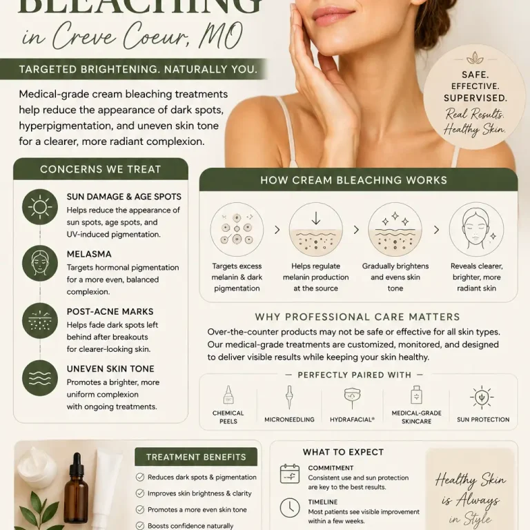 cream bleaching treatments in creve couer mo